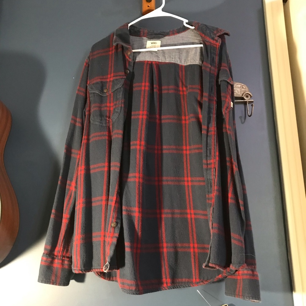 Vans flannel like new!